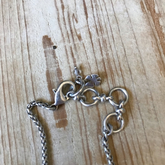 Lucky Brand / Two-Tone Turquoise Stone Necklace - Picture 3 of 4